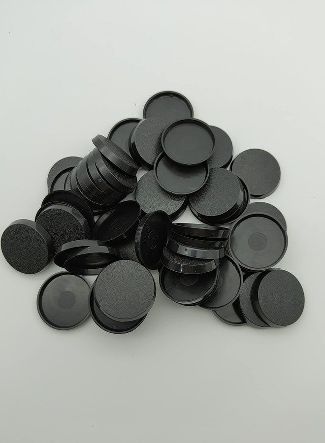 War Base West 32mm Round Plastic Gaming Bases, Pack of 60, Compatible with Warhammer 40K and Age of Sigmar - Image 1